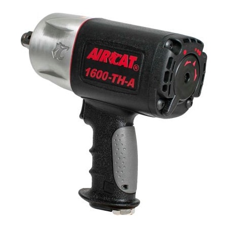 Florida Pneumatic Aircat Air Impact Wrench, 3/4in Drive Size, 1600 Max Torque 1600-TH-A
